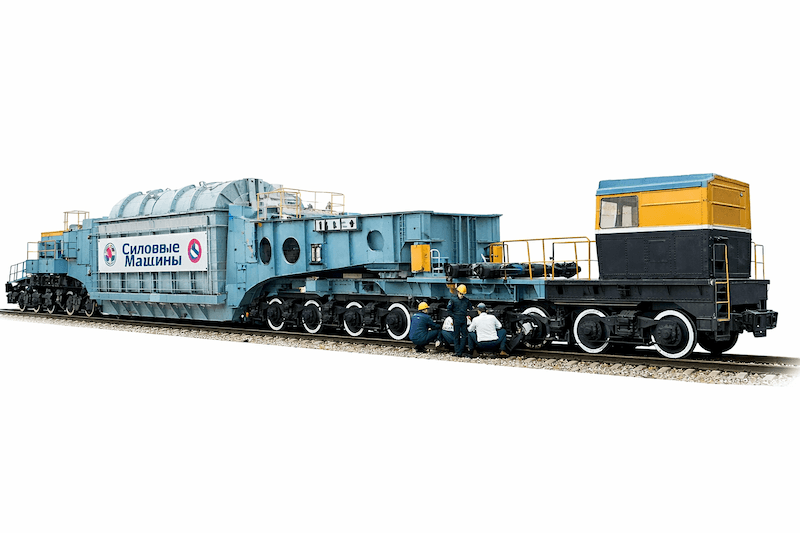 Транспортер железнодорожный сочлененного типа