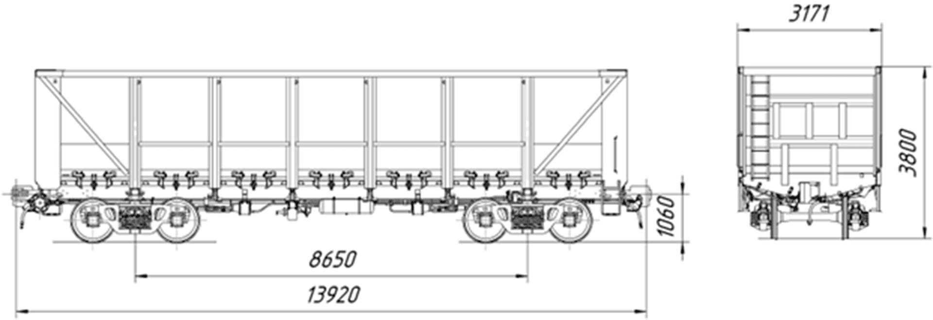 ПолувагонМодель: 12-963 изображение 2