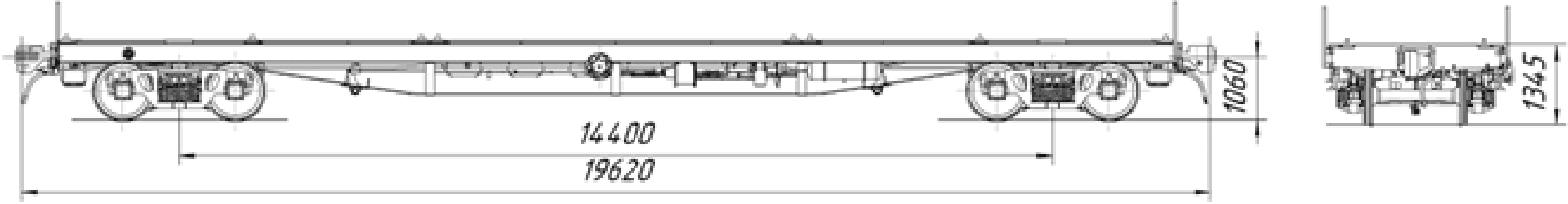 Платформа для перевозки крупнотоннажных контейнеровМодель: 13-935А изображение 2