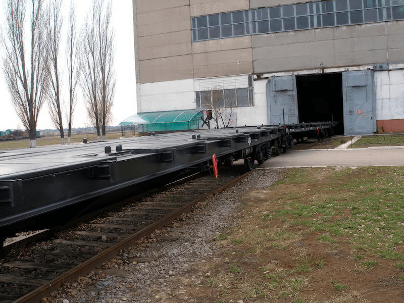 Платформа для перевозки крупнотоннажных контейнеров