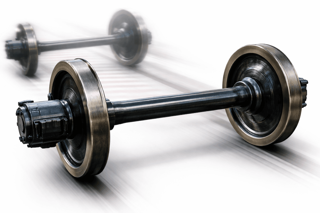 Колесная пара с (без) буксовыми узлами